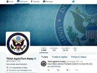 St Dept Think Again Turn Away Twitter page