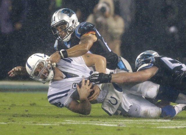 Andrew Luck, Kurt Coleman, Luke Kuechly