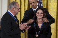 Barack Obama, Emilio Estefan, Gloria Estefan