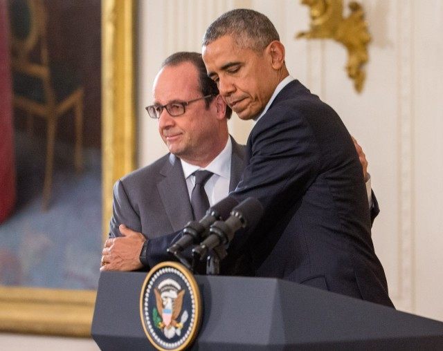 Barack Obama, Francois Hollande