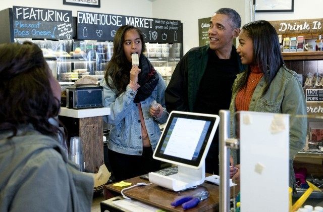 Barack Obama, Sasha Obama, Malia Obama