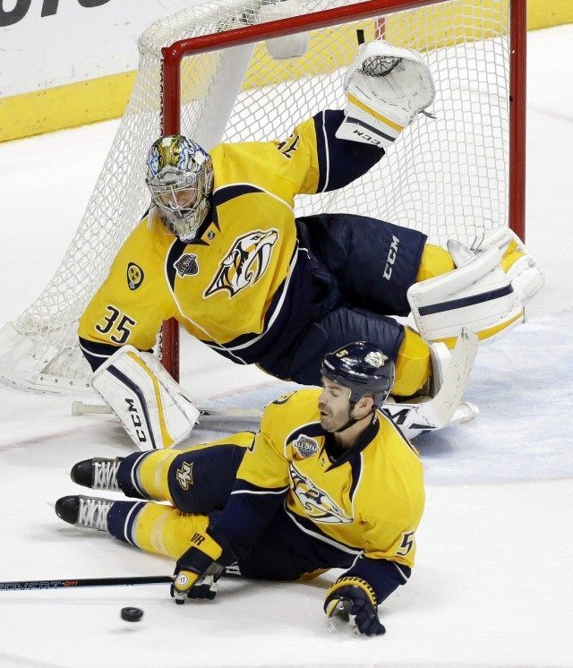 Barret Jackman, Pekka Rinne