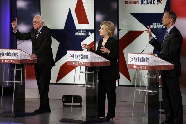 Bernie Sanders, Hillary Rodham Clinton, Martin O'Malley
