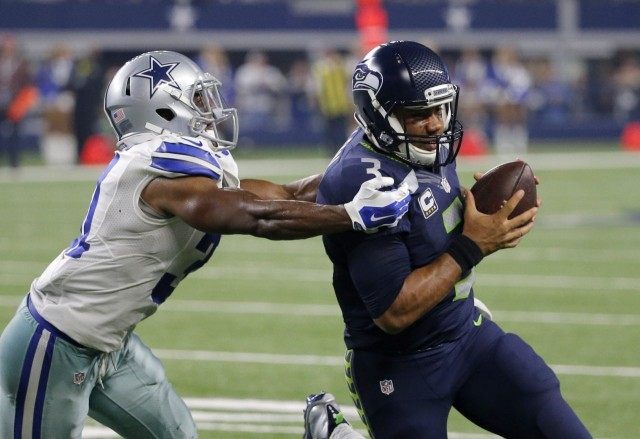 Byron Jones, Russell Wilson