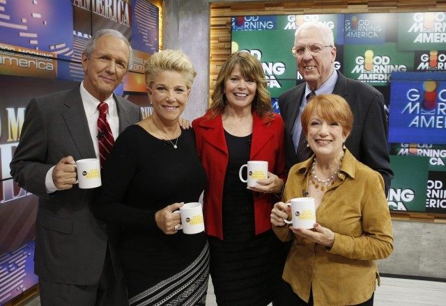 CHARLES GIBSON, JOAN LUNDEN, SANDY HILL, DAVID HARTMAM, NANCY DUSSAULT