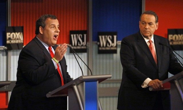 Chris Christie, Mike Huckabee