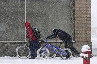 First snowfall in Jackson County