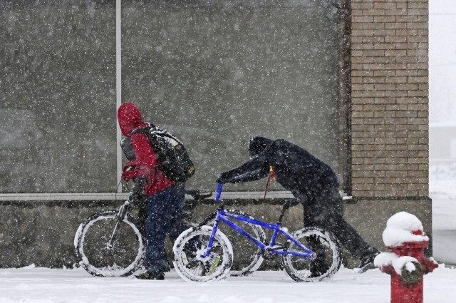 First snowfall in Jackson County