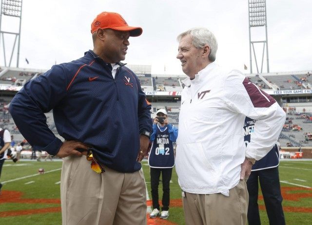 Frank Beamer, Mike London