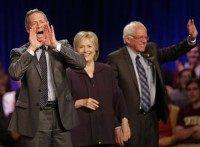 Hillary Rodham Clinton, Martin O'Malley, Bernie Sanders