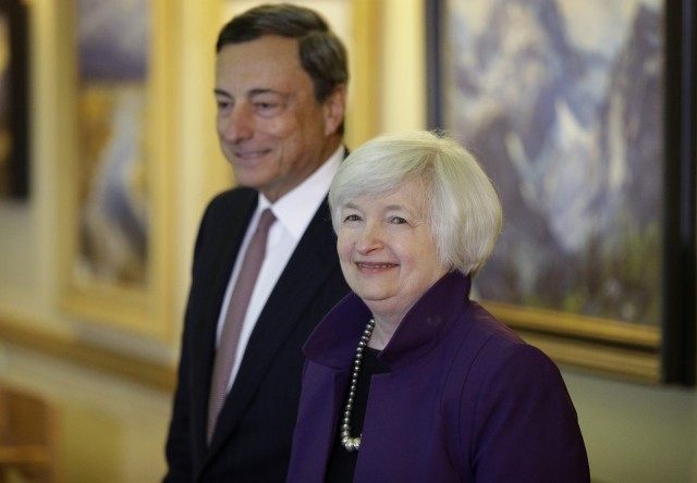 Janet Yellen, Mario Draghi