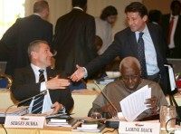 Lamine Diak, Sergey Bubka, Sebastian Coe