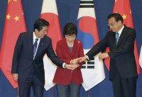 Park Geun-hye, Minister Shinzo Abe, Li Keqiang