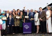 Victor Espinoza, Juan-Carlos Capelli, Bob Baffert, Kate Upton