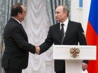 Vladimir Putin, Francois Hollande