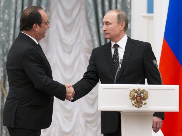 Vladimir Putin, Francois Hollande