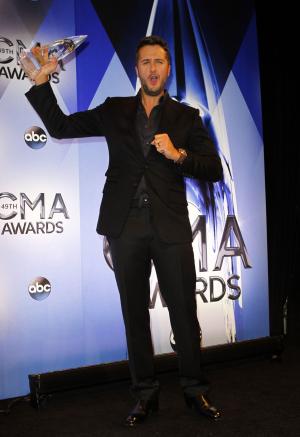 Luke Bryan, Chris Stapleton, Miranda Lambert win big at the CMA Awards; Carrie Underwood stuns in low-cut gown