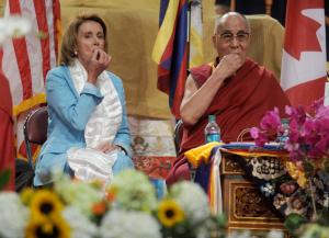 Nancy Pelosi traveled to Tibet with U.S. delegation