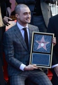Daniel Radcliffe sports buzzcut at Hollywood Walk of Fame ceremony