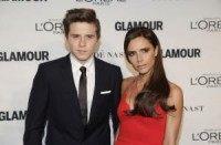 Victoria Beckham, son Brooklyn attend Glamour awards