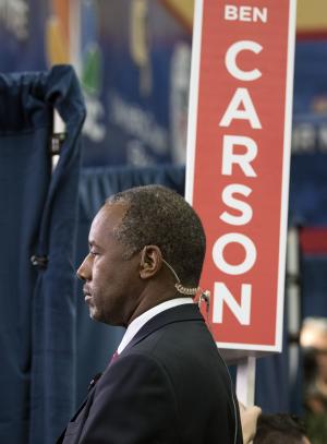 Carson the only Republican candidate to match Clinton, new poll shows