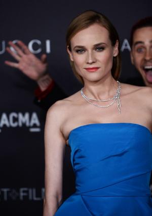 Jared Leto photobombs Diane Kruger on LACMA Art + Film gala red carpet