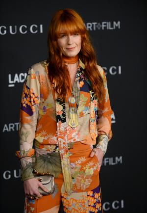 Florence Welch recovers quickly from stage fall
