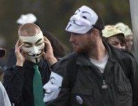 Thousands protest in London in Million Mask March