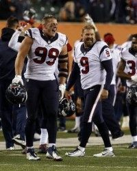 Cincinnati Bengals' Andy Dalton has beef with Houston Texans' J.J. Watt