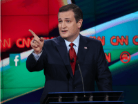 Republican presidential candidate U.S. Sen. Ted Cruz (R-TX)speaks during the CNN Republican presidential debate on December 15, 2015 in Las Vegas, Nevada. This is the last GOP debate of the year, with U.S. Sen. Ted Cruz (R-TX) gaining in the polls in Iowa and other early voting states and Donald Trump rising in national polls. (Photo by