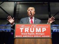 Donald Trump Campaigns In Grand Rapids