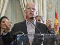 Jerry Brown UN Climate Paris (Michel Euler / Associated Press)