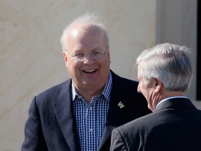 Republican political consultant Karl Rove attends the opening ceremony of the George W. Bush Presidential Center April 25, 2013 in Dallas, Texas. The Bush library, which is located on the campus of Southern Methodist University, with more than 70 million pages of paper records, 43,000 artifacts, 200 million emails and four million digital photographs, will be opened to the public on May 1, 2013. The library is the 13th presidential library in the National Archives and Records Administration system. (Photo by )
