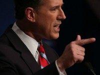 Republican presidential candidate and former U.S. Sen. Rick Santorum addresses the Republican Jewish Coalition at Ronald Reagan Building and International Trade Center December 3, 2015 in Washington, DC. Candidates spoke and took questions from Jewish leaders and activists as they continued to seek the Republican presidential nomination. (Photo by )