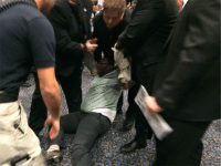 Donald Trump Heckler (Kurtis Lee / Twitter)