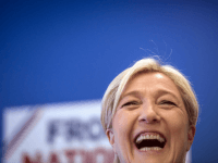 Marine Le Pen laughs
