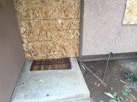 Suspects' home with crowbar (Michelle Moons / Breitbart News)