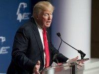 Presidential hopeful Donald Trump speaks during the 2016 Republican Jewish Coalition Presidential Candidates Forum in Washington, DC, December 3, 2015. AFP PHOTO / SAUL LOEB / AFP / SAUL LOEB (Photo credit should read
