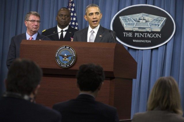 Barack Obama, Ash Carter, Lloyd Austin