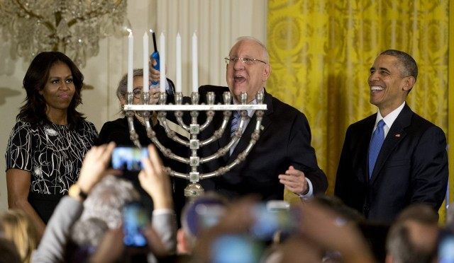 Barack Obama, Michelle Obama, Nechama Rivlin, Reuven Rivlin