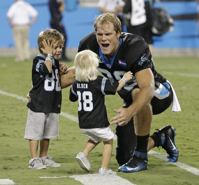 Greg Olsen, Tate Olsen, Talbot Olsen