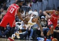 Jameer Nelson, James Harden, Trevor Ariza