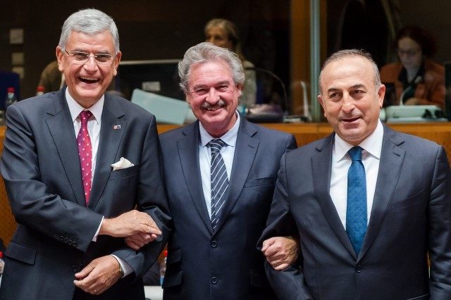 Jean Asselborn, Volkan Bozkir, Mevlut Cavusoglu
