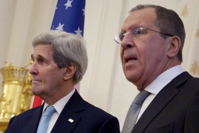John Kerry, Sergey Lavrov