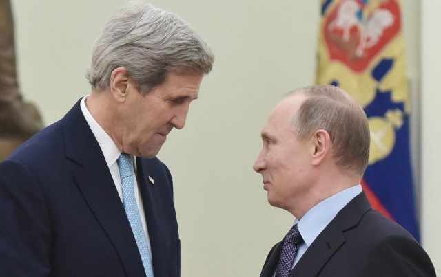 John Kerry Vladimir Putin