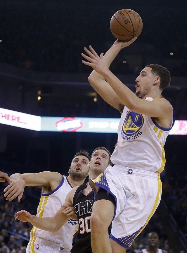 Jon Leuer, Klay Thompson