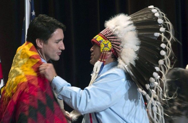 Justin Trudeau,  Perry Bellegarde