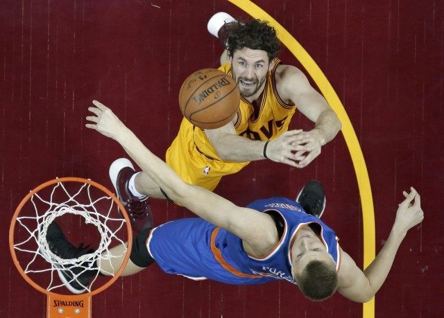 Kristaps Porzingis, Kevin Love