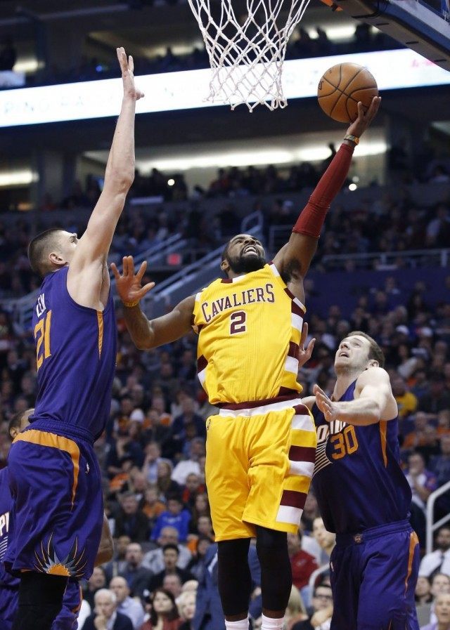 Kyrie Irving, Jon Leuer, Alex Len