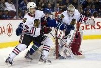 Maxim Lapierre, Steve Montador, Corey Crawford